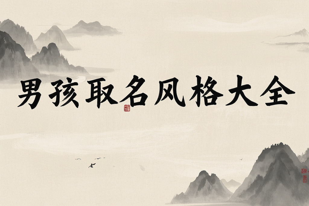 男孩取名风格大全