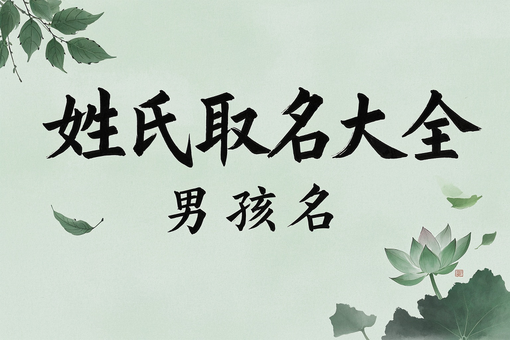 姓氏取名大全男孩名